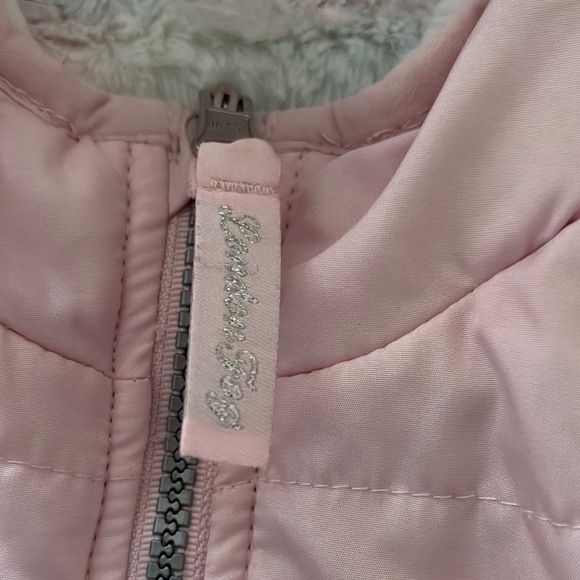 Gently Loved Pink Reversible Hooded Puffer Jacket by London Fog - Picture 5 of 14